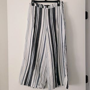 Striped Wide Leg Forever 21 Pants